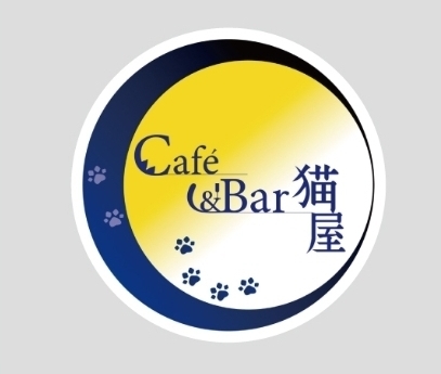Café&Bar猫屋の看板缶バッジ