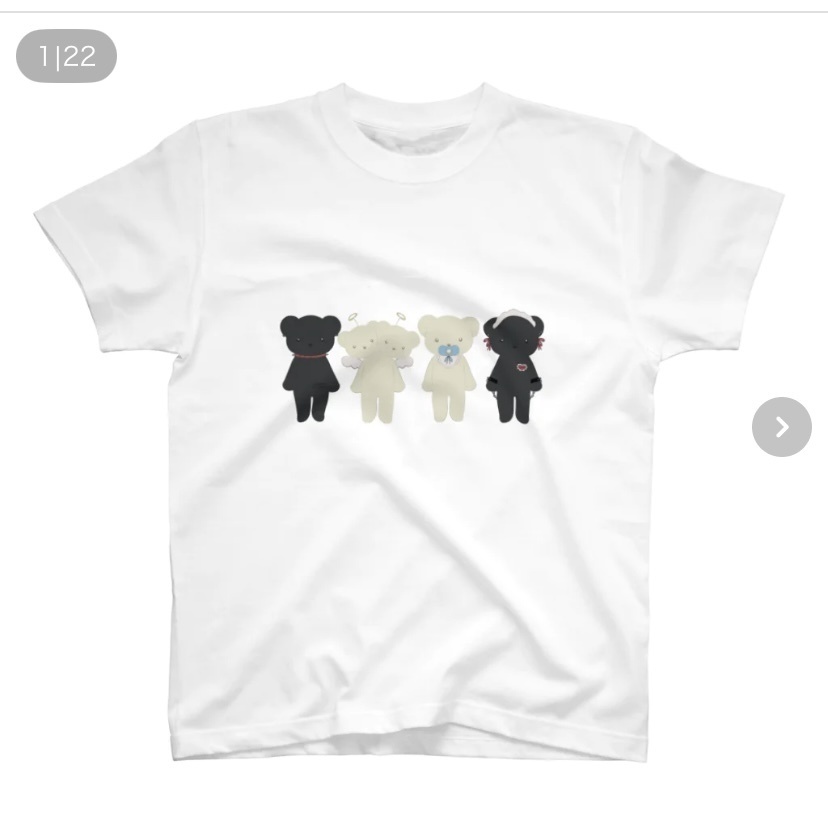 くまくまTシャツ