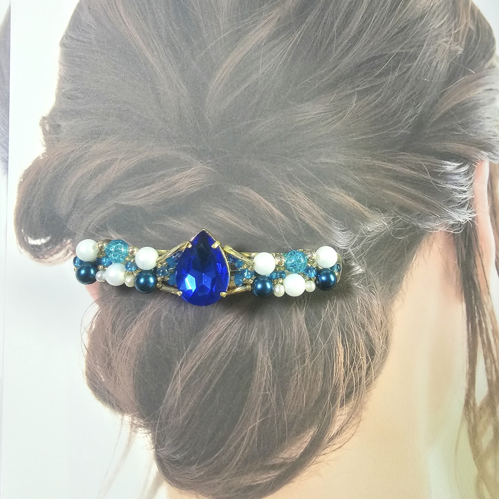 【ハンドメイド】原神 フリーナ イメージ バレッタ