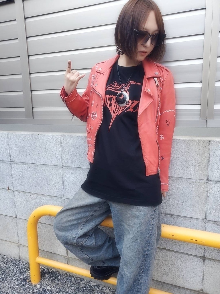 Deathroll 赤ロゴ Tシャツ