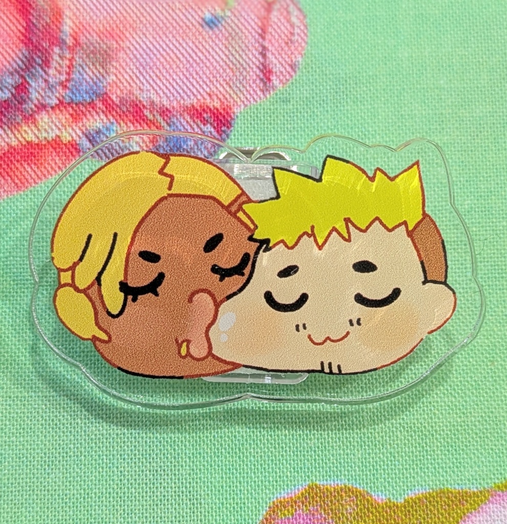 シオ吸いアクリルバッジ
