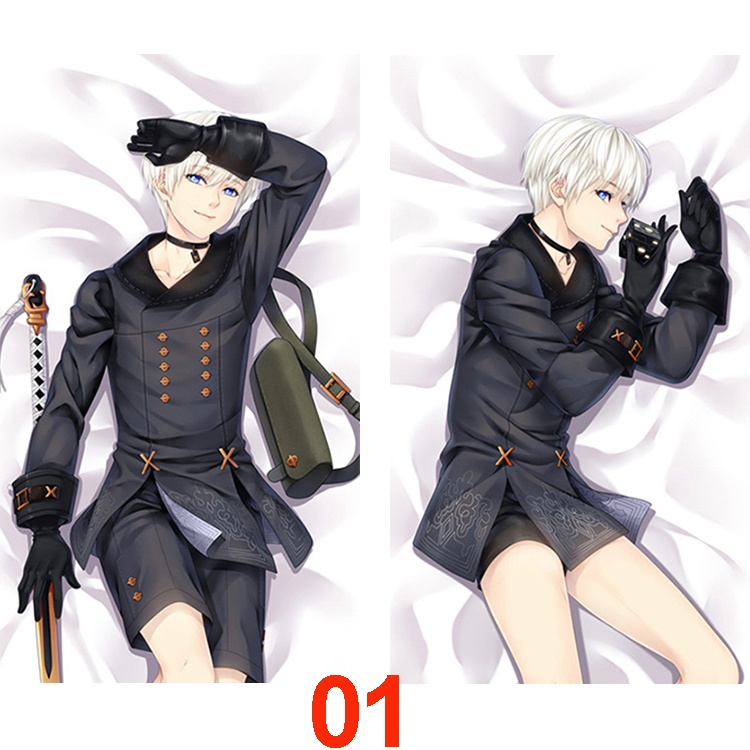 ニーアオートマタ 9S ヨルハ九号S型 1/2サイズ 抱き枕カバー