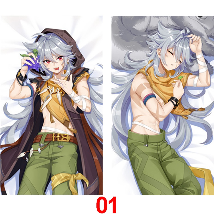 Genshin Impact 原神 レザー 雷泽 Razor 1/2サイズ 抱き枕カバー