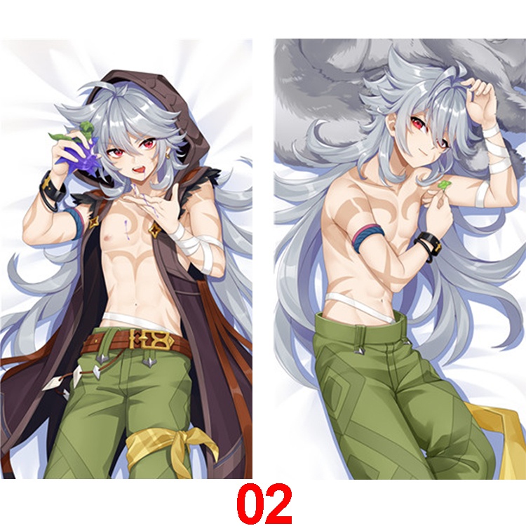 Genshin Impact 原神 レザー 雷泽 Razor 1/2サイズ 抱き枕カバー