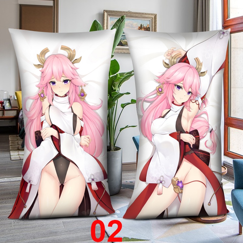 Genshin Impact 原神 八重神子 1/2サイズ 抱き枕カバー