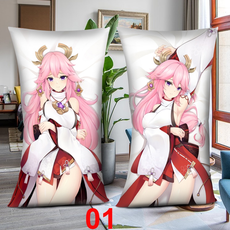 Genshin Impact 原神 八重神子 1/2サイズ 抱き枕カバー