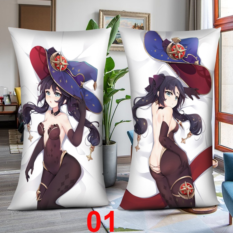 genshin impact 原神 モナ 莫娜 mona 1/2サイズ 抱き枕カバー