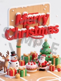 サンタクロースもバスケ好き