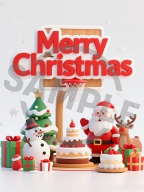 バスケ好きなサンタクロース