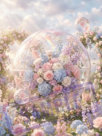 フラワーバスケットボール