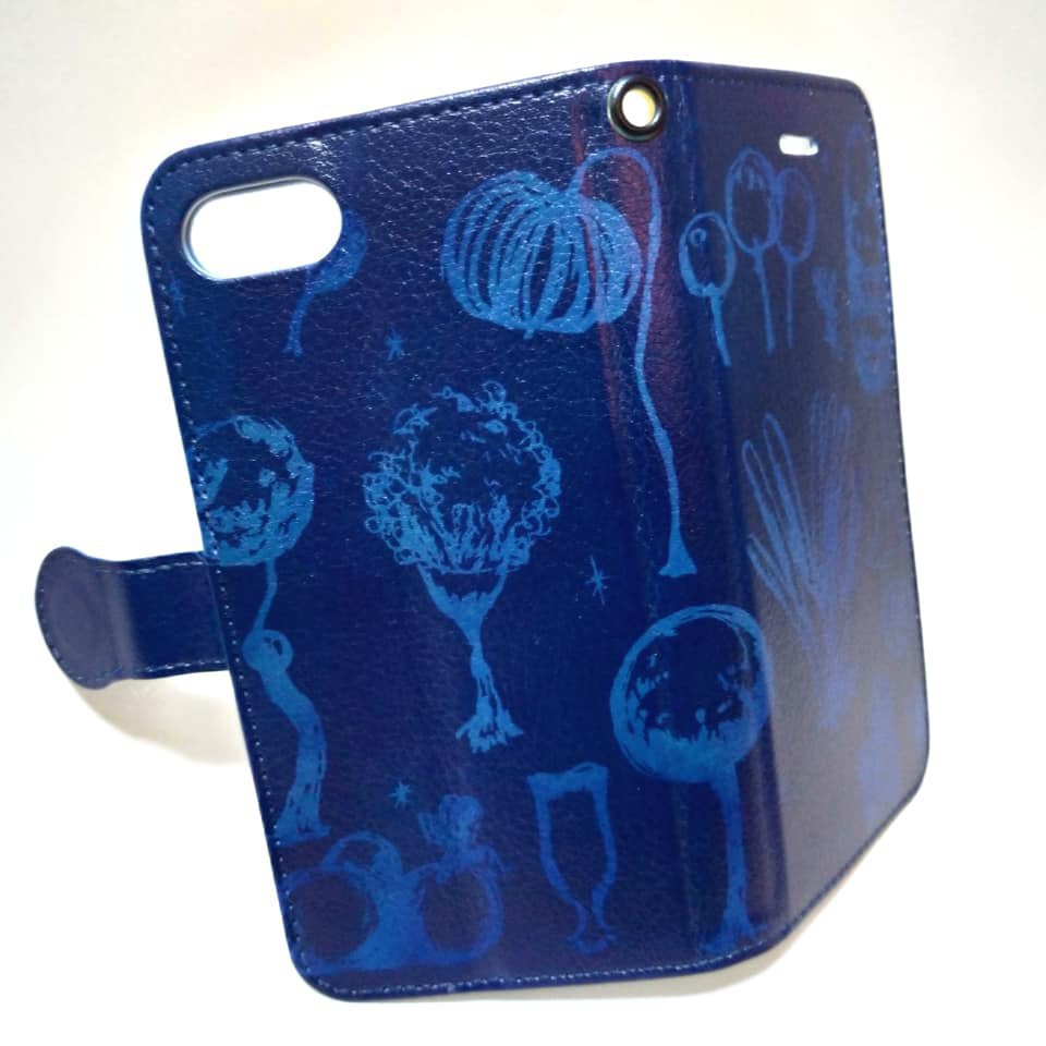 変形菌柄スマホケース「100iro hoccori」