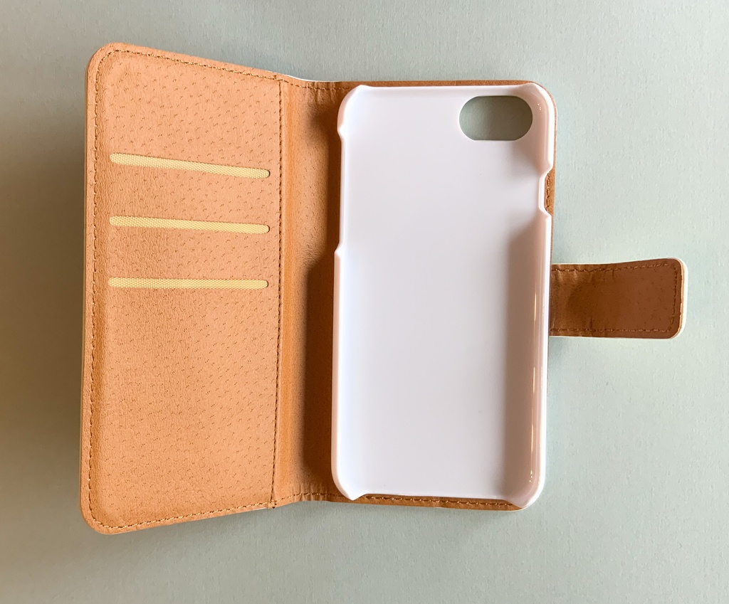 北欧柄みたいな変形菌スマホケース