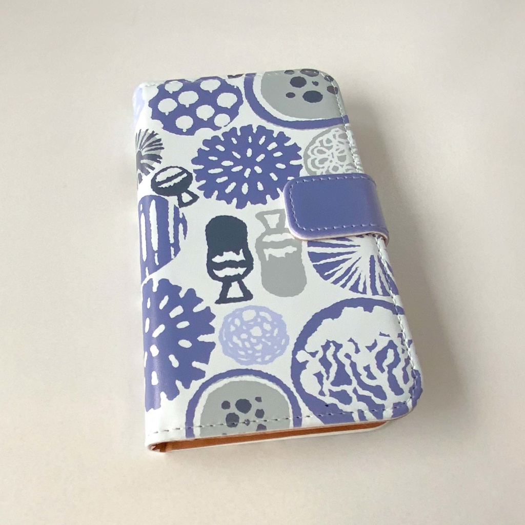 北欧柄みたいな変形菌スマホケース