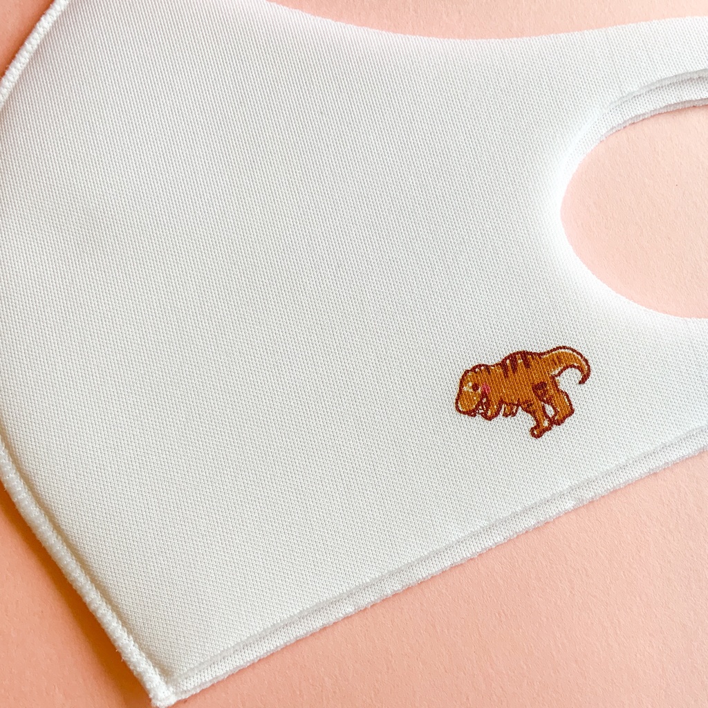 ティラノサウルスの洗えるマスク