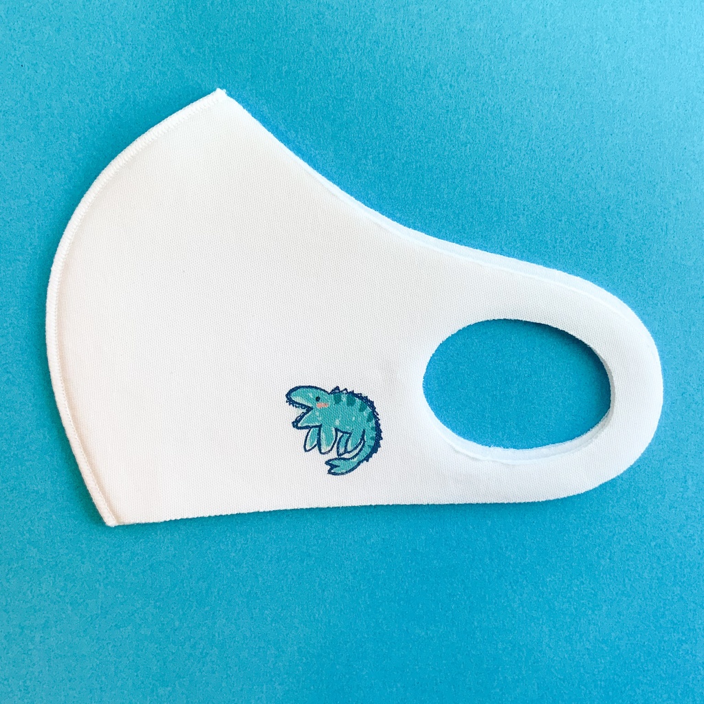 【受注生産】モササウルスの洗えるマスク