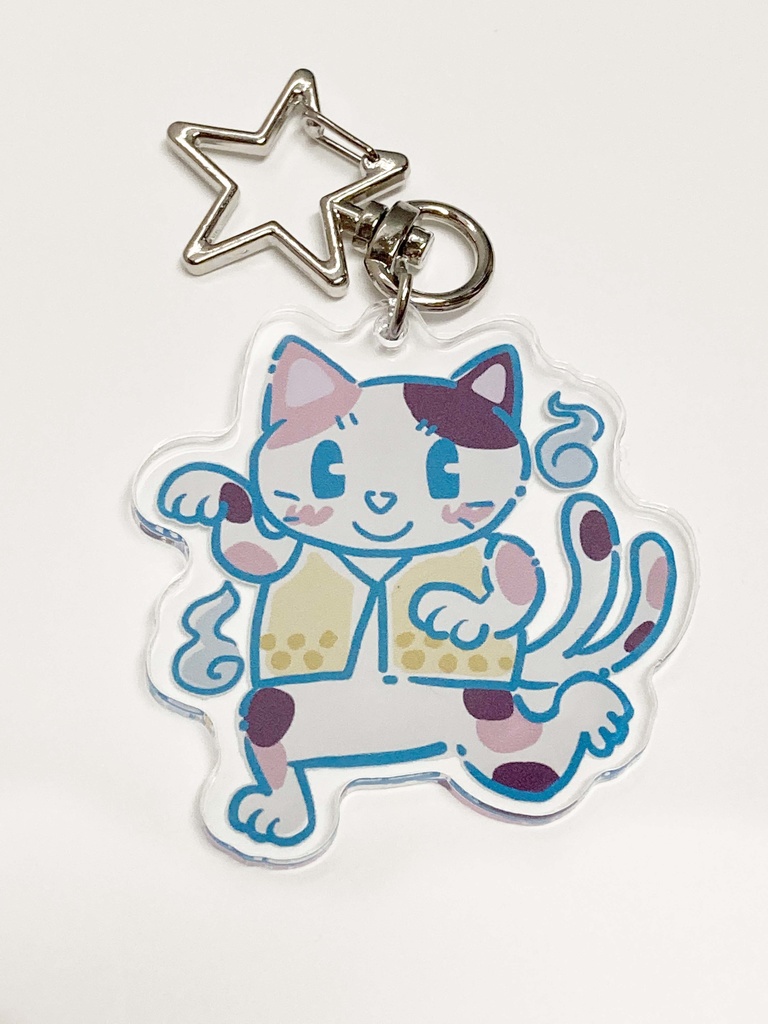 猫又のアクリルキーホルダー