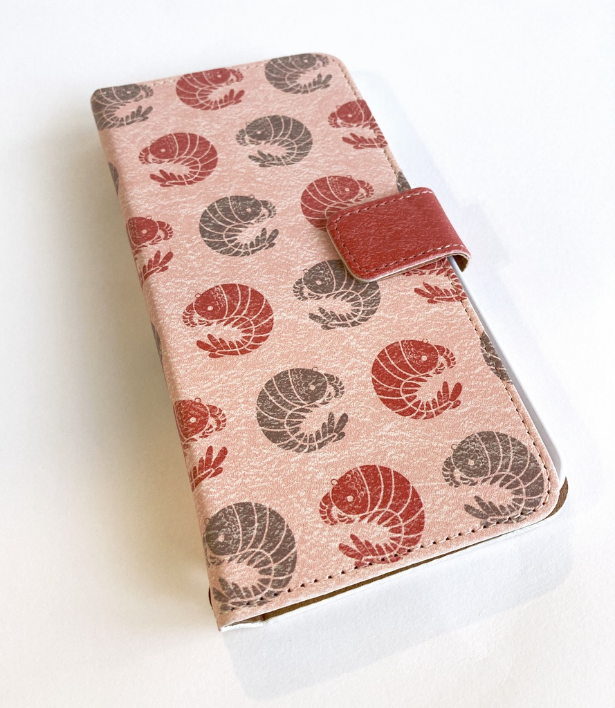 アノマロカリスの和風な手帳型スマホケース