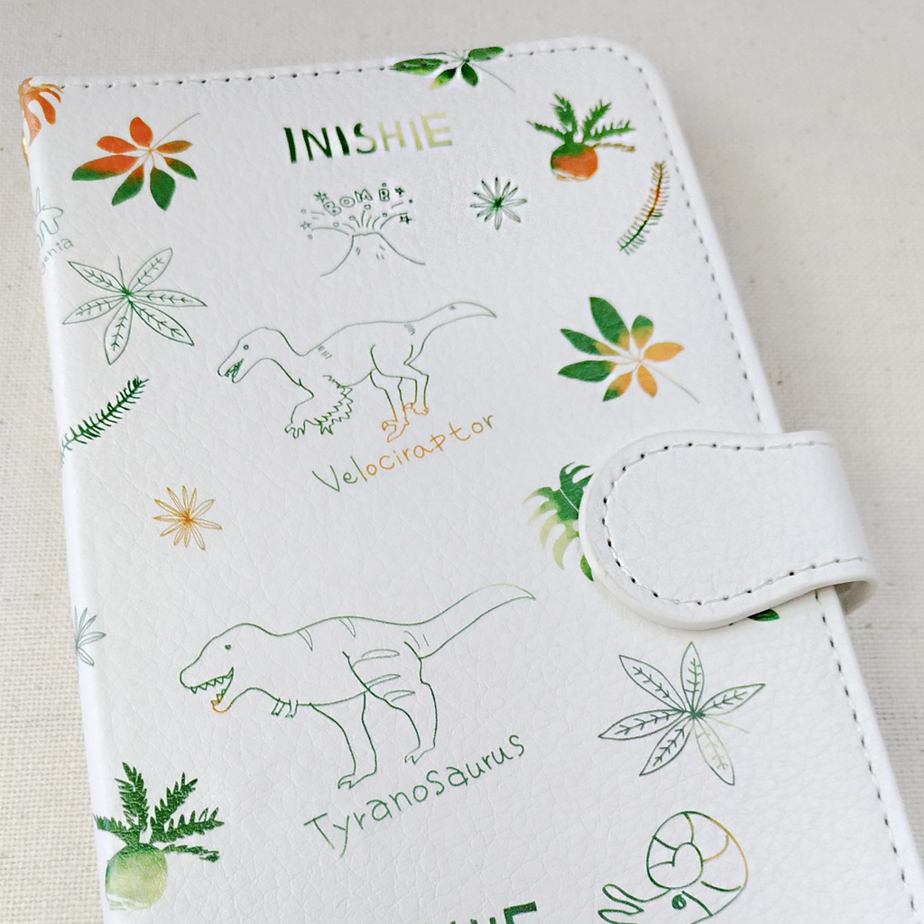 古生物が大集合!手帳型スマホケース