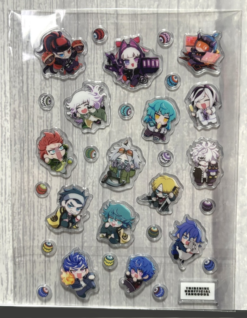 ミニキャラぷっくりシール・封筒セット