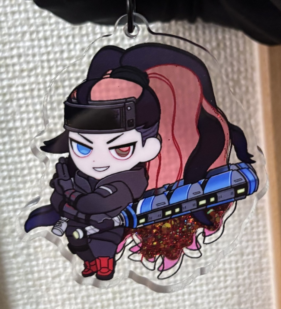 グリッターオイルアクキー