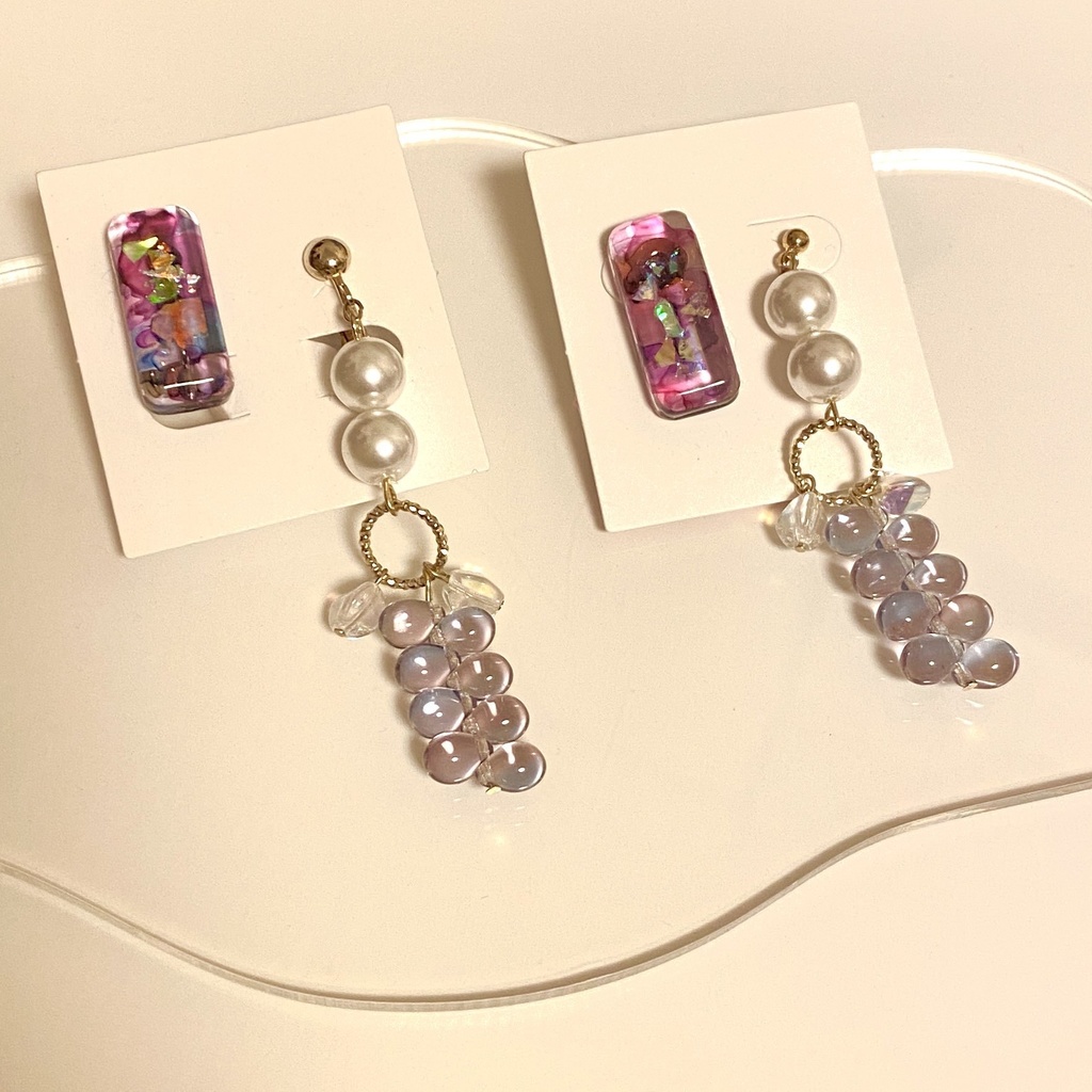 アシンメトリーイヤリング/ピアス