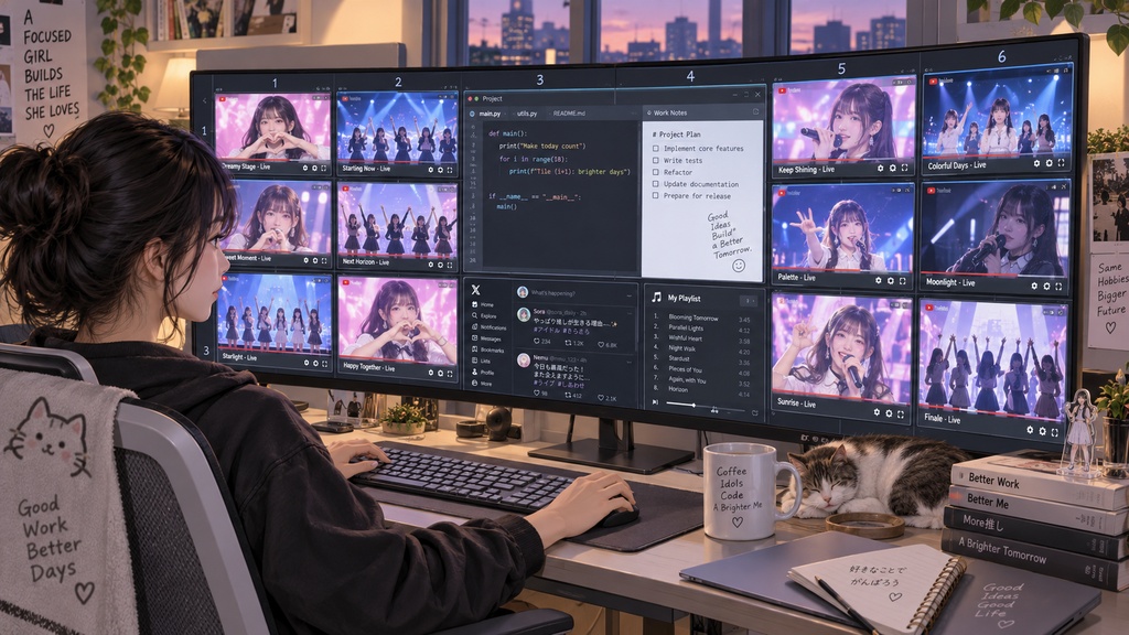 Kumiko — Webページをタイルに並べるブラウザ