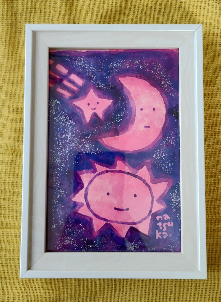 原画「きらきら」はがきサイズ