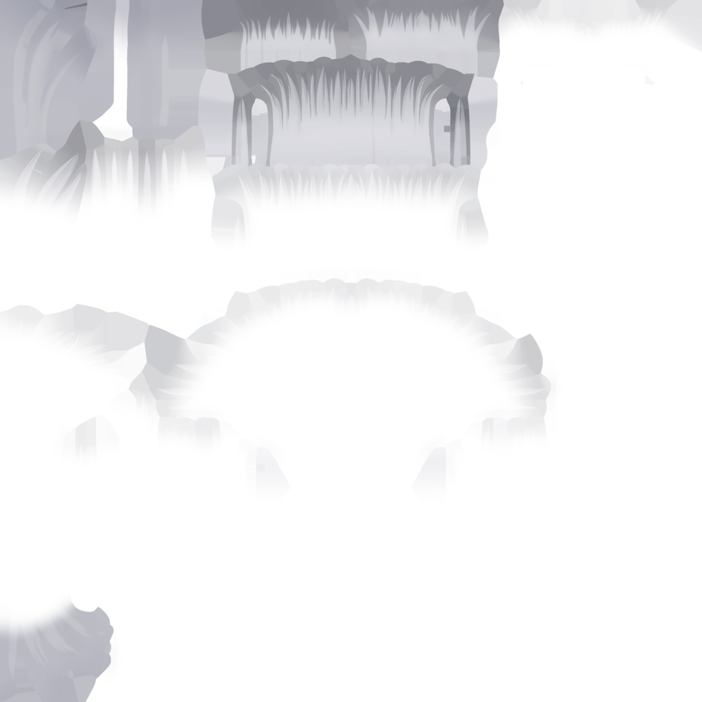 【ビナア/Binah】髪インナーマスク&グラデテクスチャ