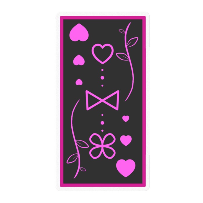 札デザインステッカー