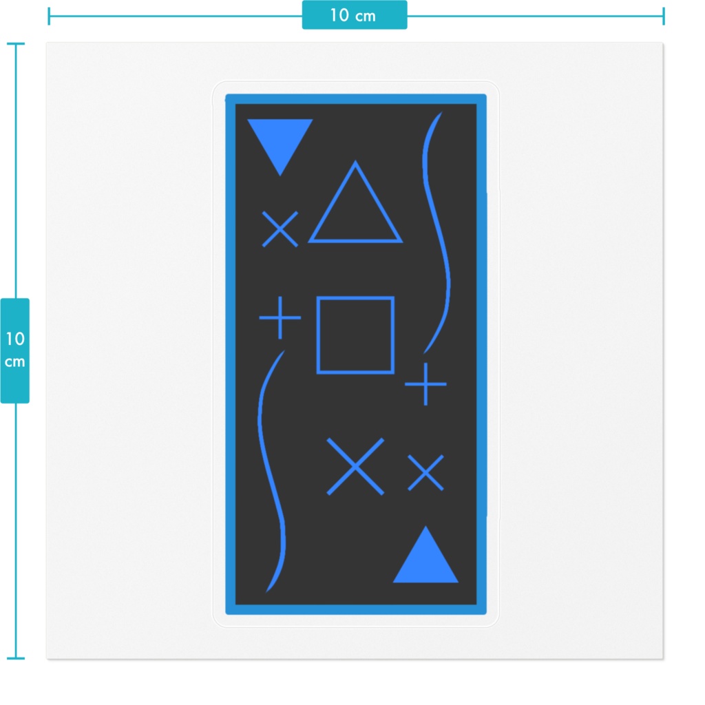 札デザインステッカー