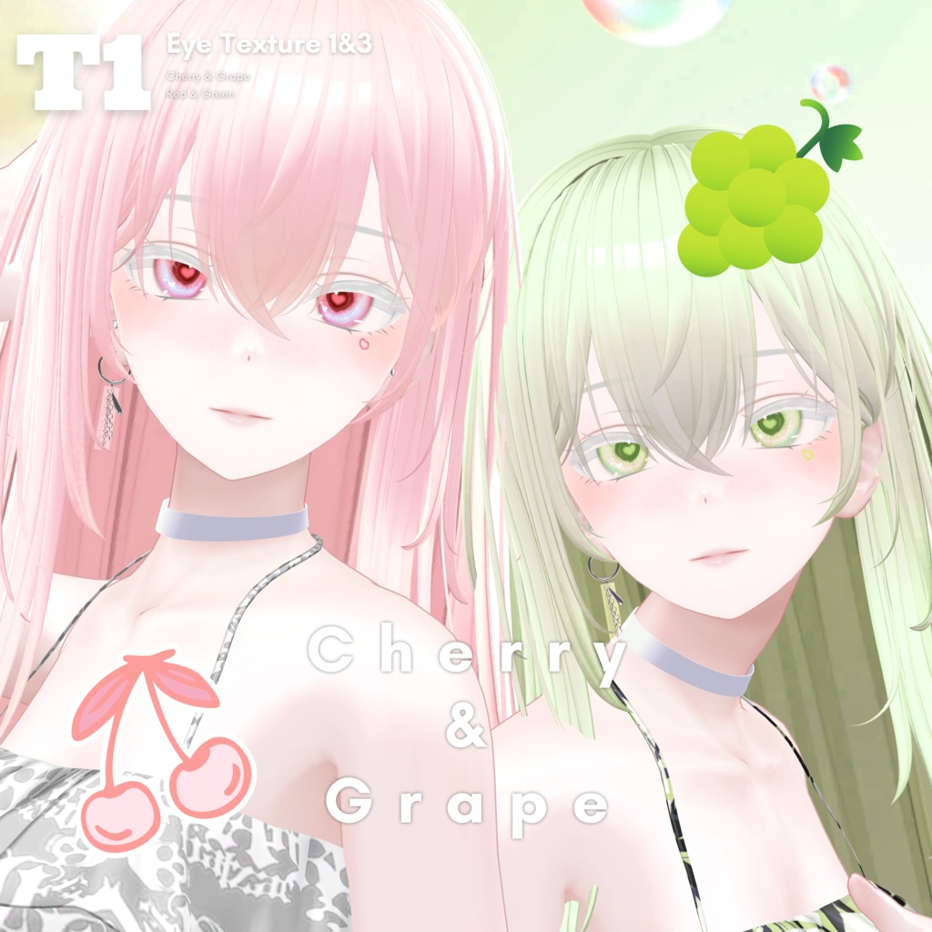 【森羅Shinra】Hearti Eye Texture + Tattoo + Makeup