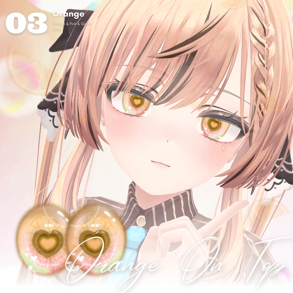 【マヌカ Manuka】Hearti Eyes Texture + Tattoo + Makeup