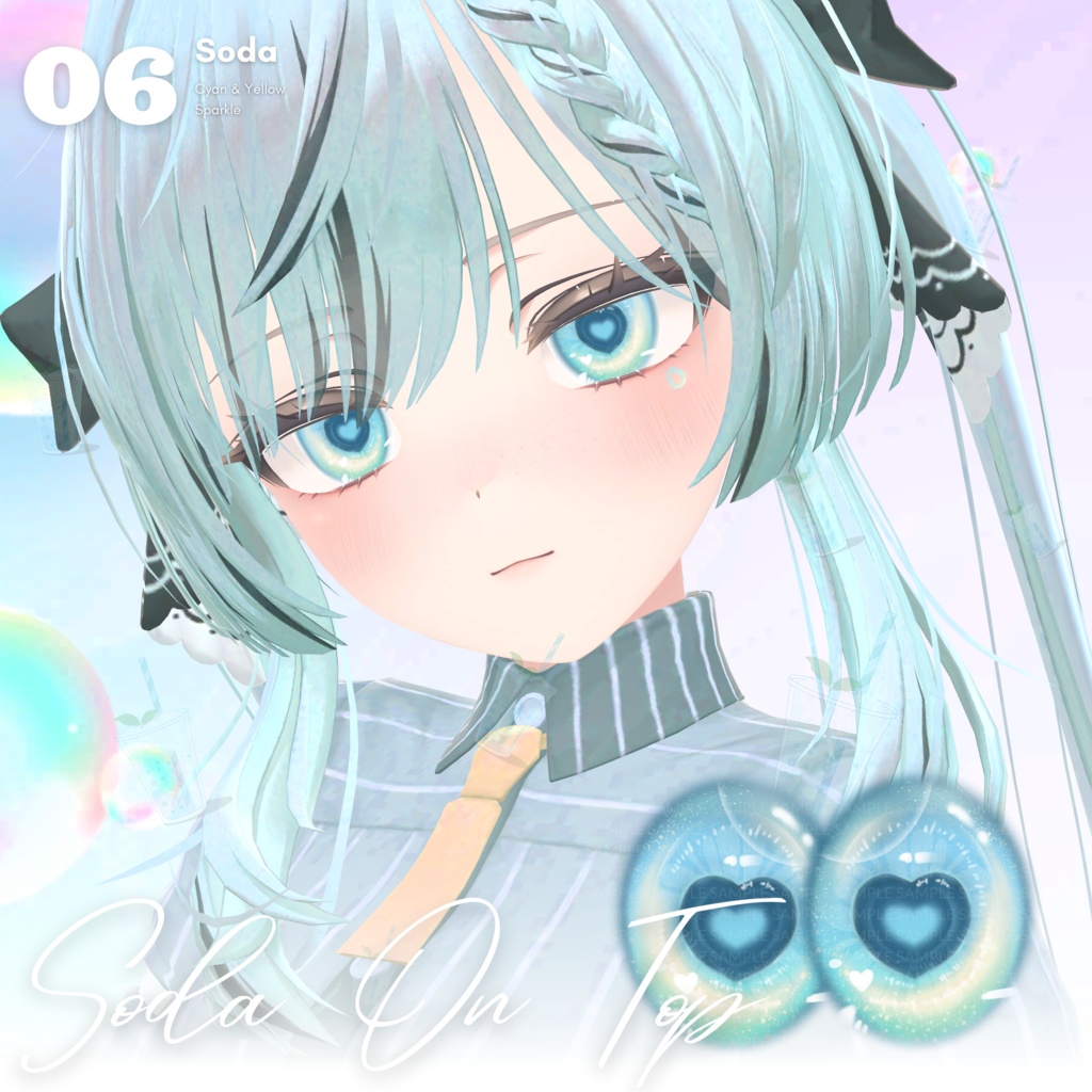 【マヌカ Manuka】Hearti Eyes Texture + Tattoo + Makeup