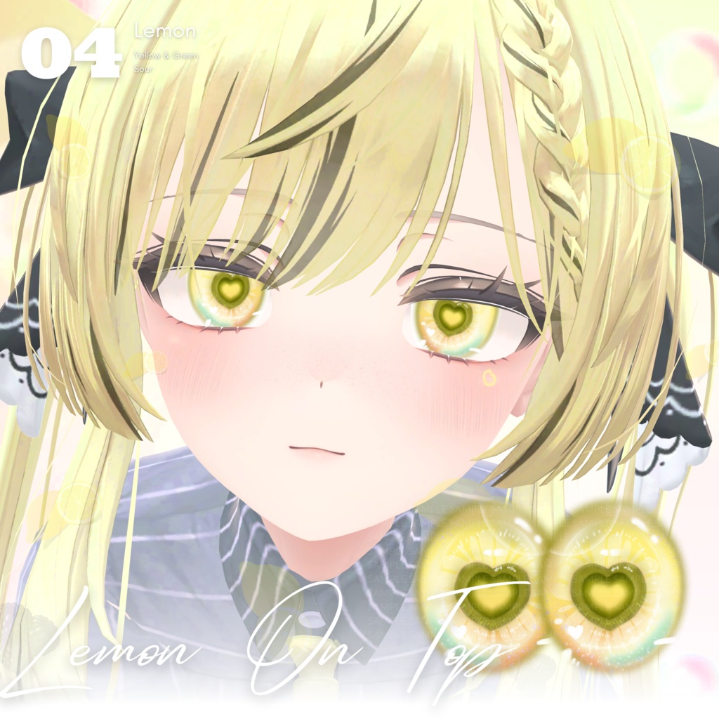 【マヌカ Manuka】Hearti Eyes Texture + Tattoo + Makeup