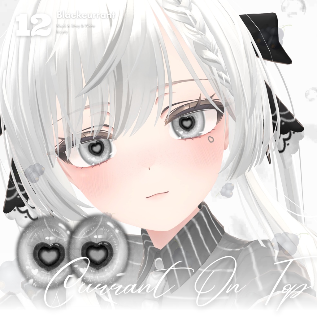 【マヌカ Manuka】Hearti Eyes Texture + Tattoo + Makeup