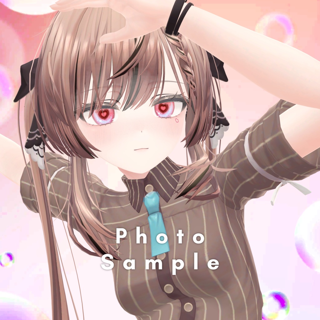 【マヌカ Manuka】Hearti Eyes Texture + Tattoo + Makeup