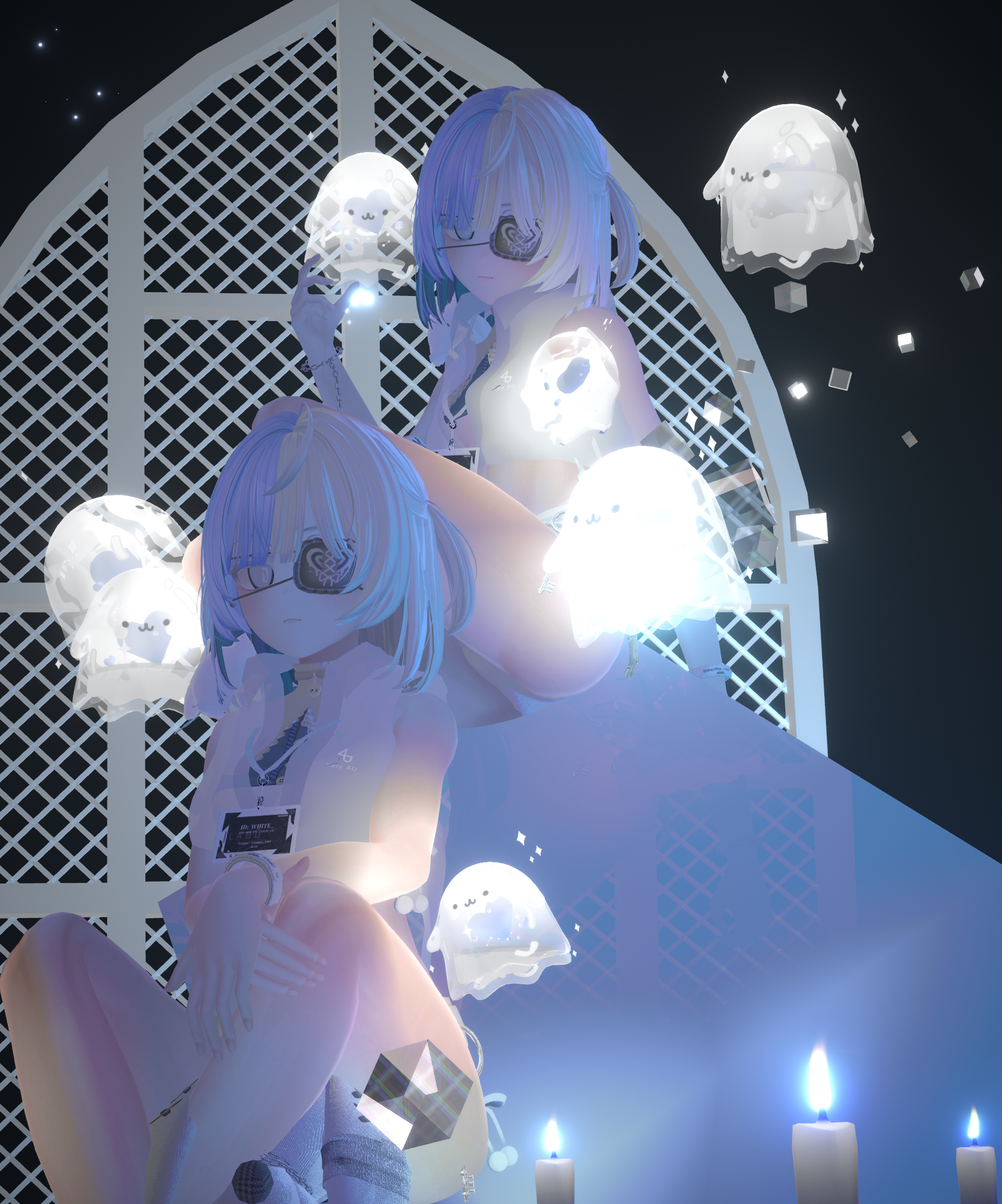 💜 Hearti Ghost Follower [PB] - Lab0 - BOOTH