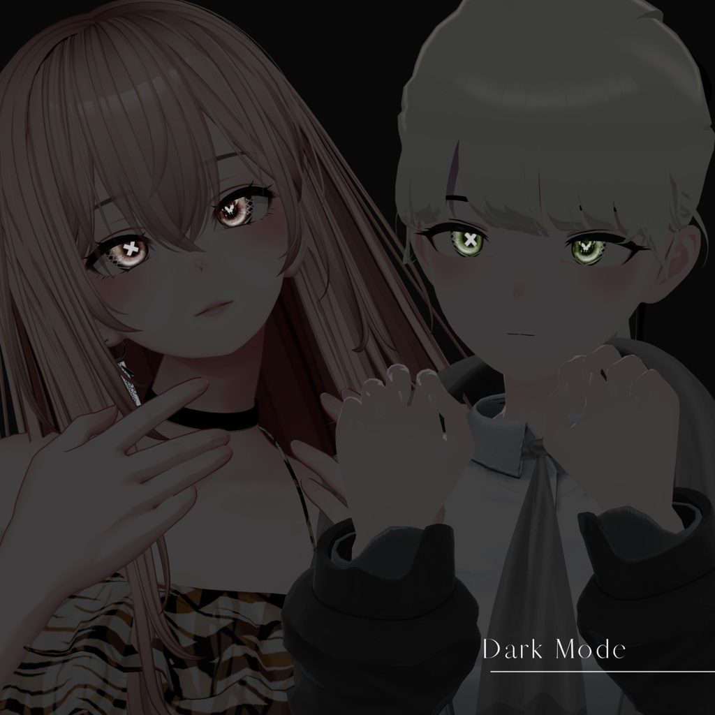 【4アバター対応】Butterfly Eye Texture