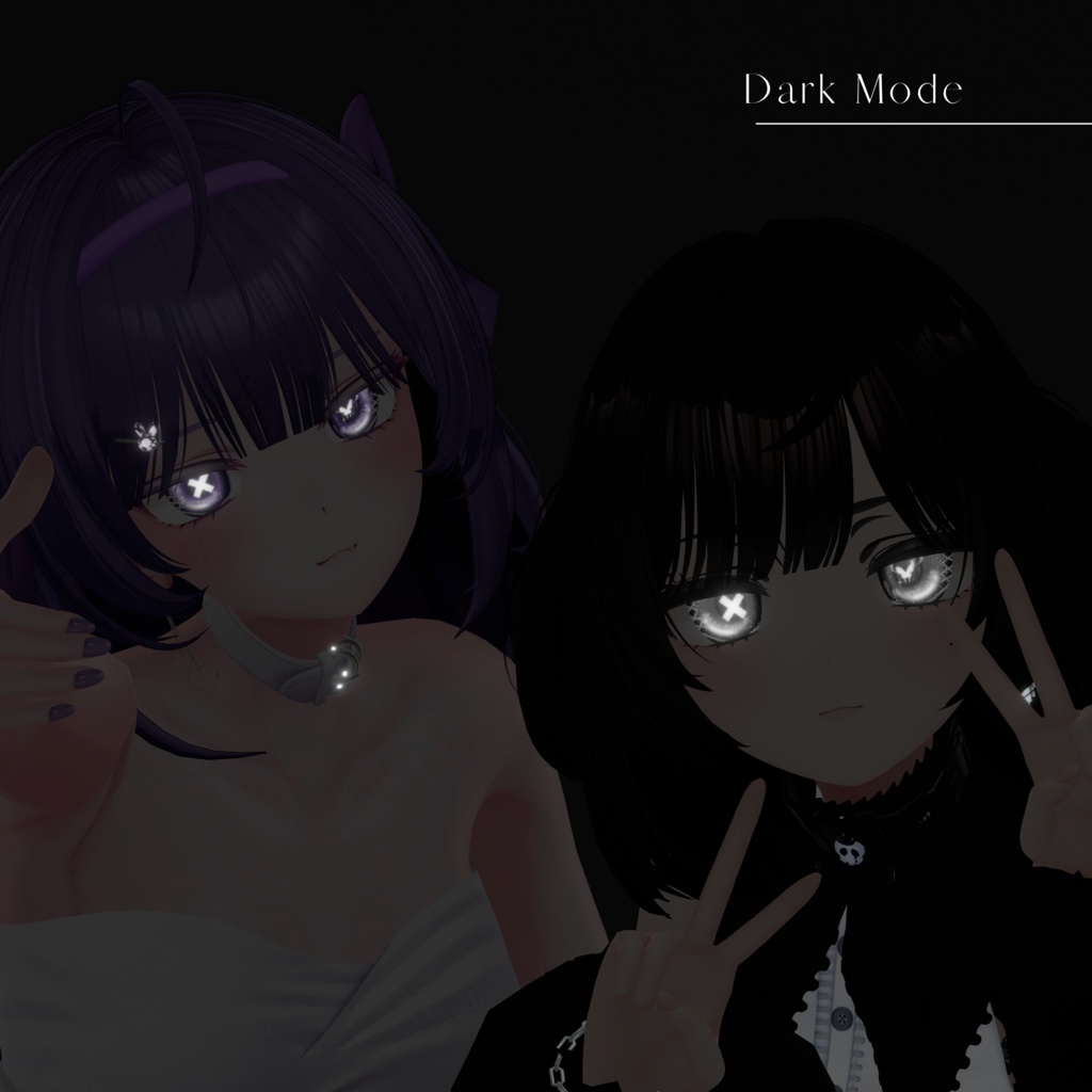 【4アバター対応】Butterfly Eye Texture