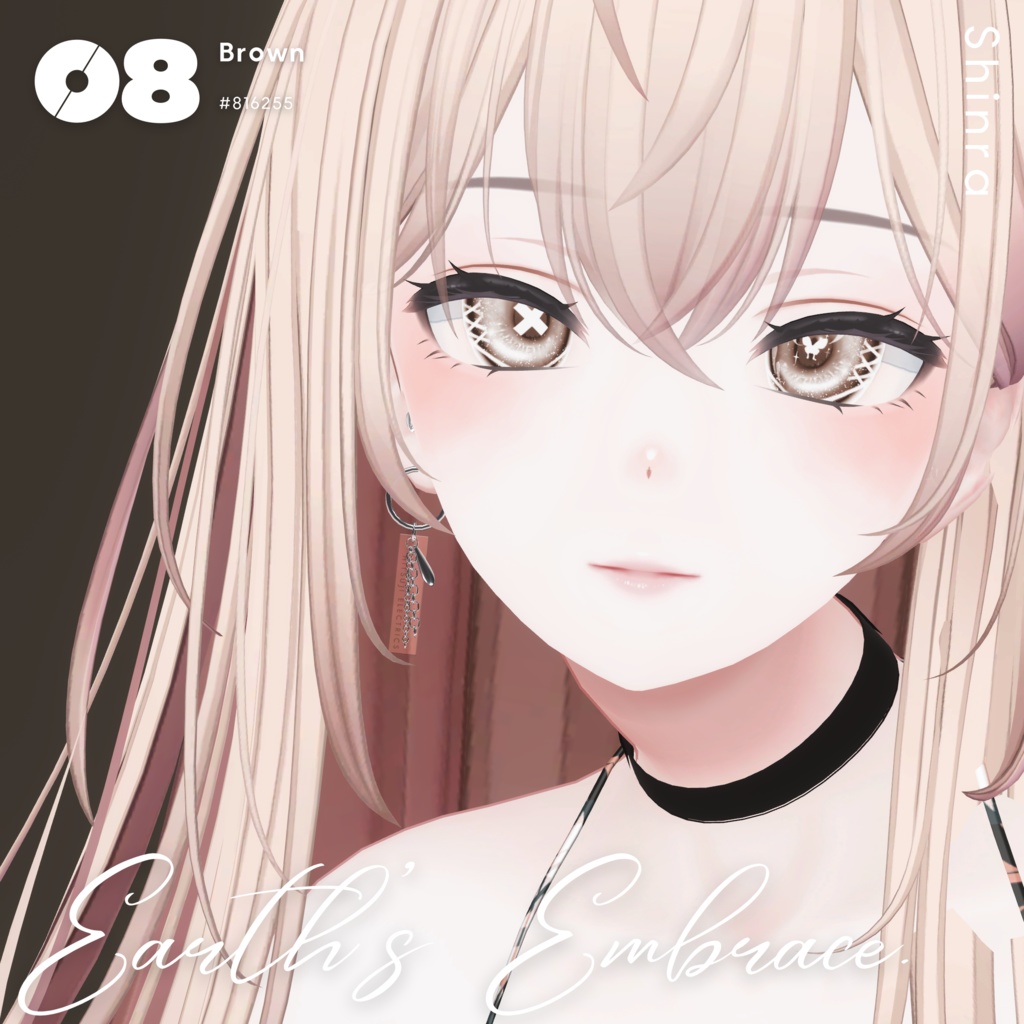 【4アバター対応】Butterfly Eye Texture