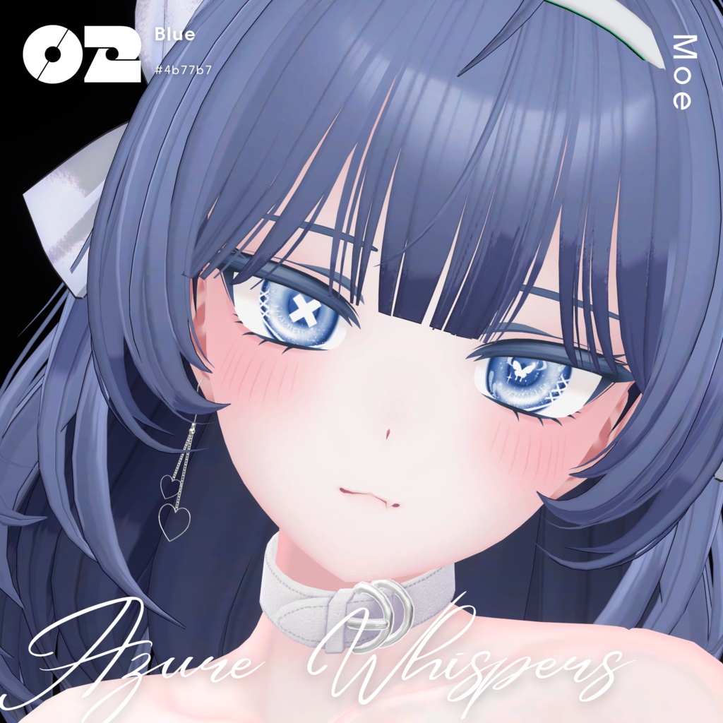 【4アバター対応】Butterfly Eye Texture