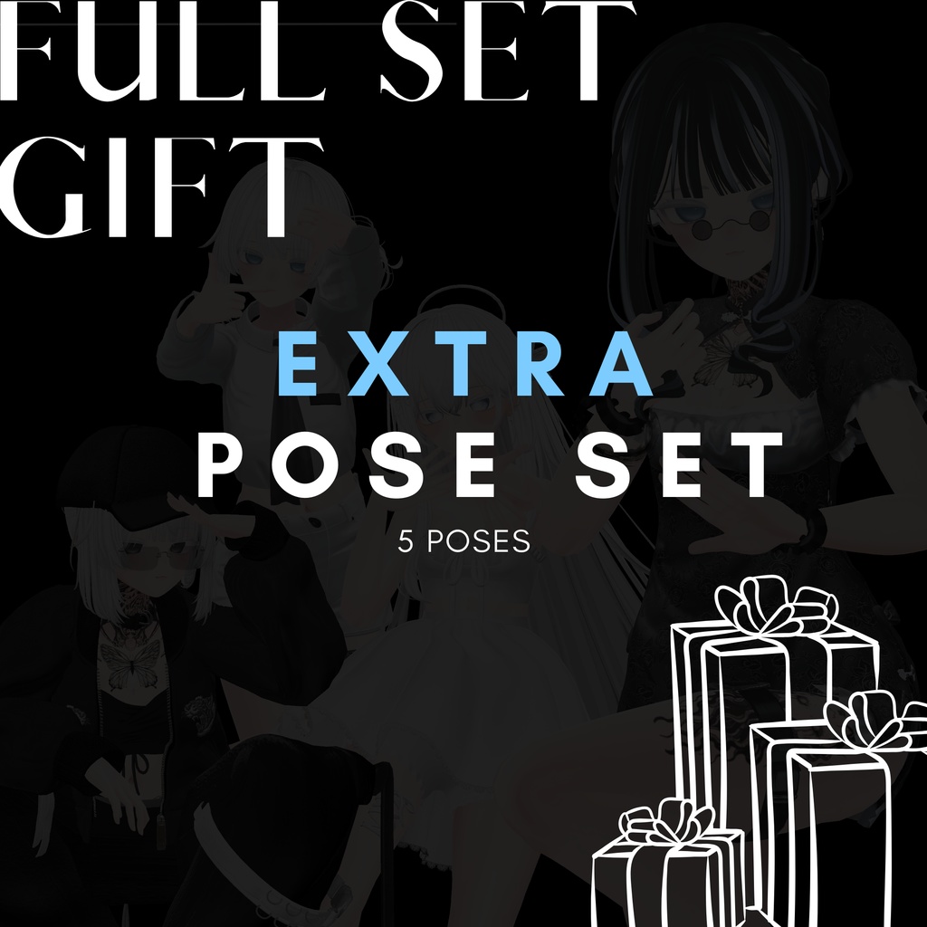 【All-Round Pose Set】Basic+Cool+Cute (全80種)