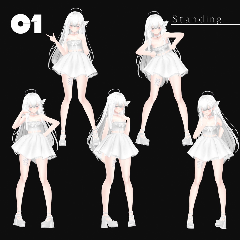 【All-Round Pose Set】Basic+Cool+Cute (全80種)