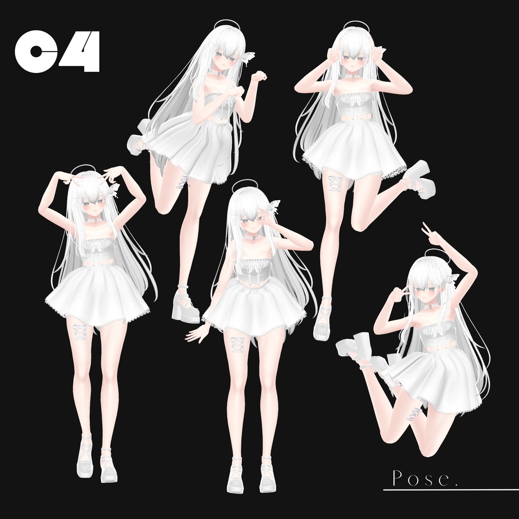 【All-Round Pose Set】Basic+Cool+Cute (全80種)