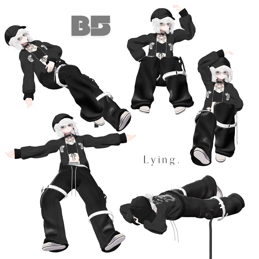 【All-Round Pose Set】Basic+Cool+Cute (全80種)