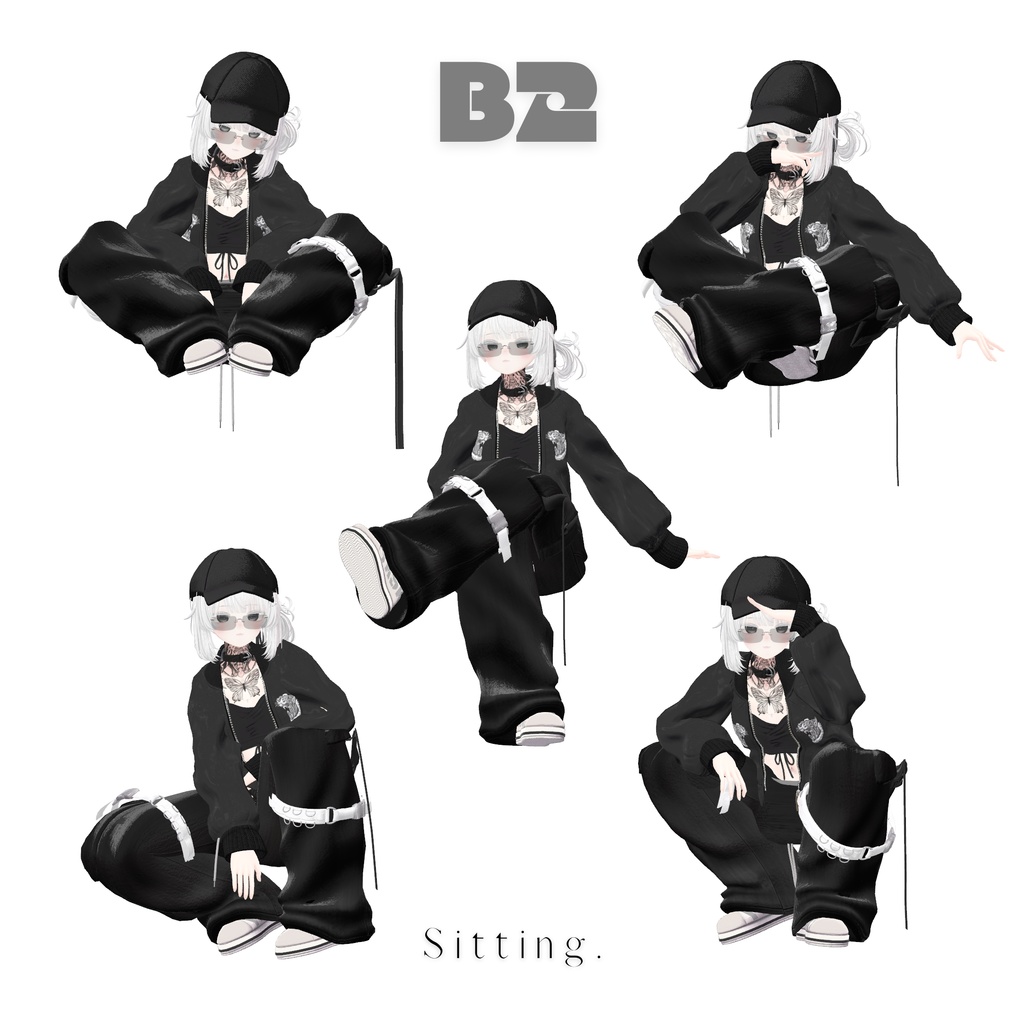 【All-Round Pose Set】Basic+Cool+Cute (全80種)
