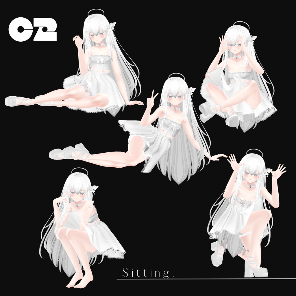 【All-Round Pose Set】Basic+Cool+Cute (全80種)