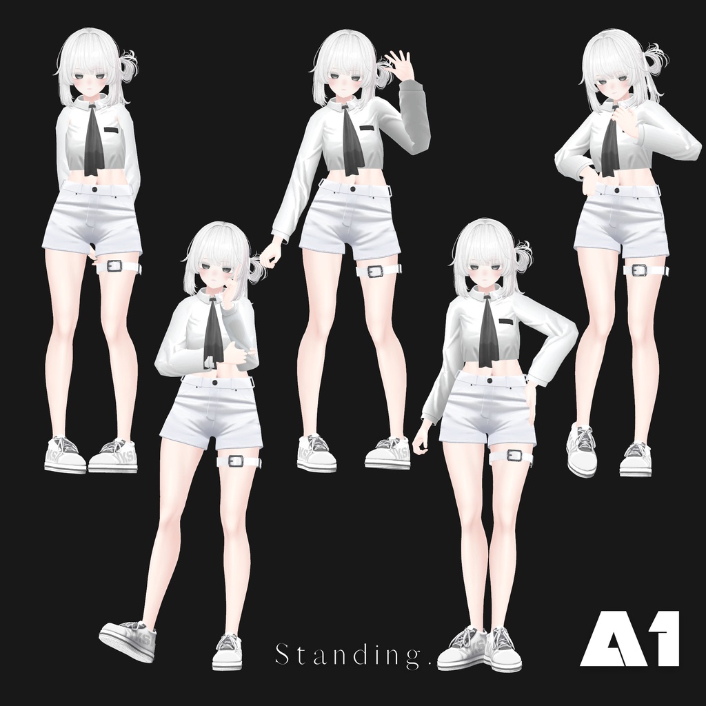 【All-Round Pose Set】Basic+Cool+Cute (全80種)