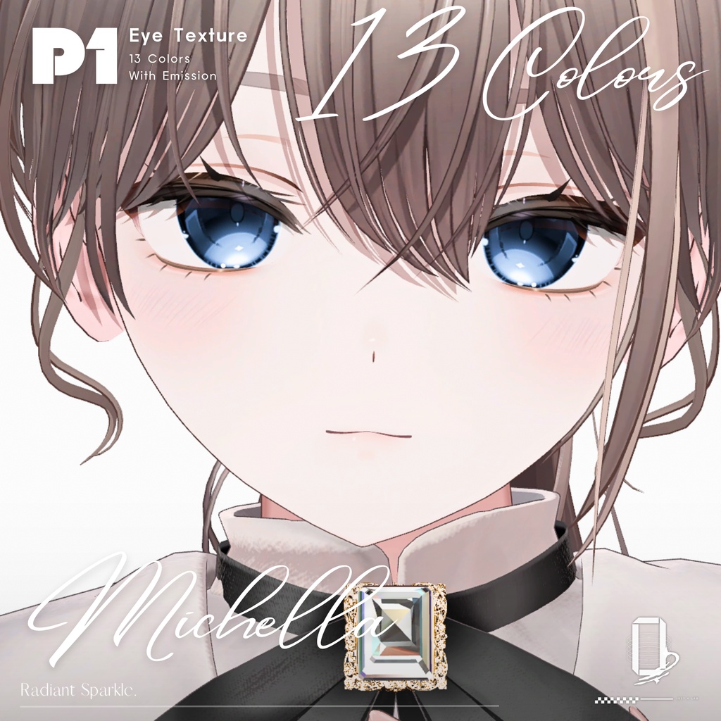 NEW❕ミシェラ Michella 対応【24avatar対応】Sparkle Eye Texture