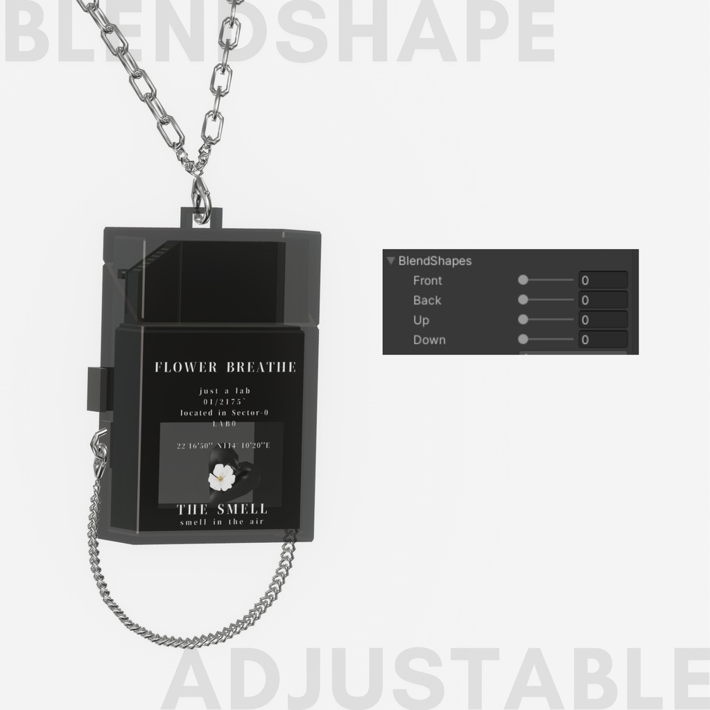 Cigaretteタバコ『Flower Breathe』Necklace